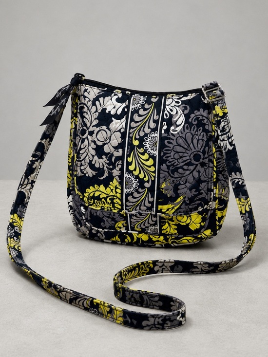 Vera Bradley Handbags - Vera Bradley Baroque Mailbag Crossbody Shoulder Bag Purse Quilted Cotton Cottage